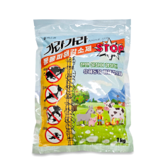 1박스 벅스존 가라가라 1kg 쥐 고양이 포유동물 피해감소제 기피제 15개